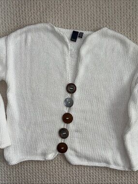 Shannon Passero Chunky Cotton Knit Sweater